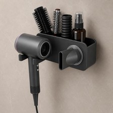 Hair Dryer Holder,Stainless Steel Hair Dryer Wall Mount with Blow Dryer Holde
