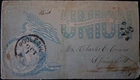 65 Civil War Patriotic - Scarce Loyal States of MASS - Poolesville, MD "PAID 3"