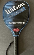 Wilson Dimension 22  Racquetball Racket with Case and Cover Great Condition