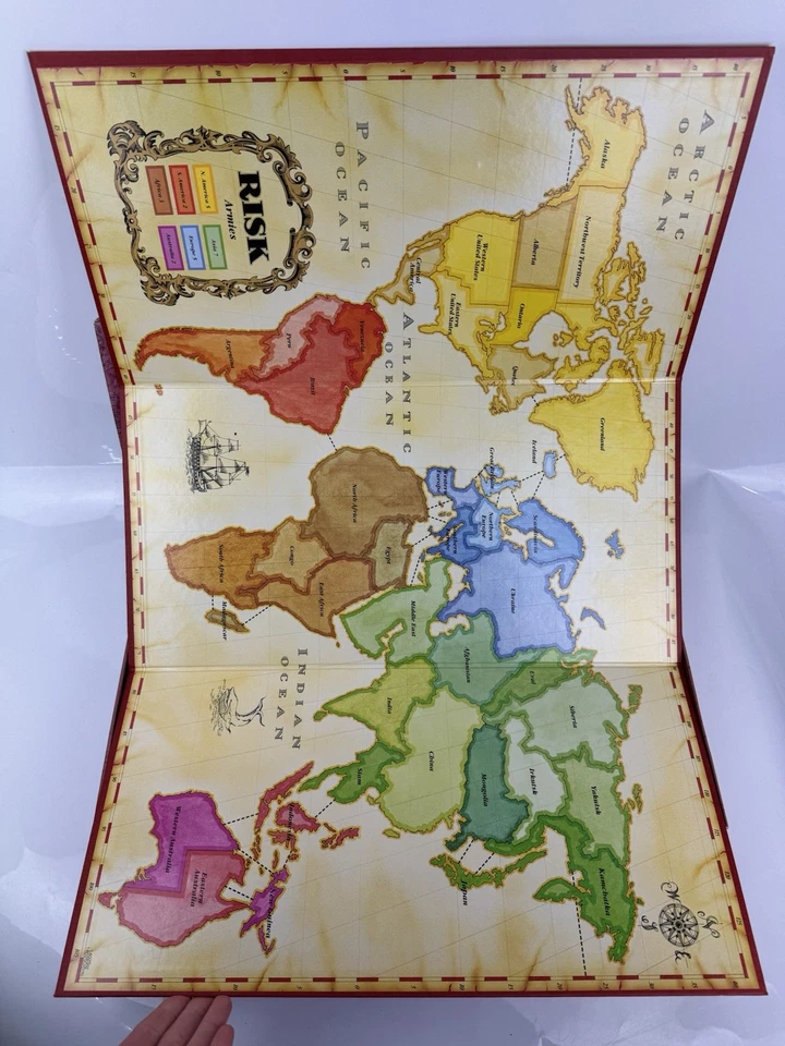 Risk The World Conquest Board Game Vintage Collectible Rare 1992 Complete - Image 4 of 4