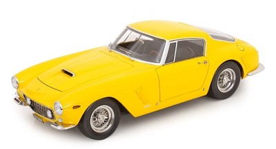 KK Scale 1:12 FERRARI 250 GT SWB PASSO CORTO YELLOW 1961 Diecast - KKDC120292
