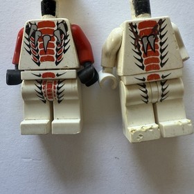 LEGO Ninjago Minifigs Serpentine Rise Of The Snakes Fang-Suei Red + Spitta Green