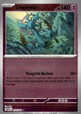 Dhelmise #039/084 ME05: Carta Pokémon Nero Pece Non Comune, Reverse Holo
