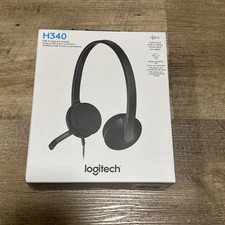 Logitech H340 USB-A Wired Computer Headset w/ Noise Cancellation Microphone New