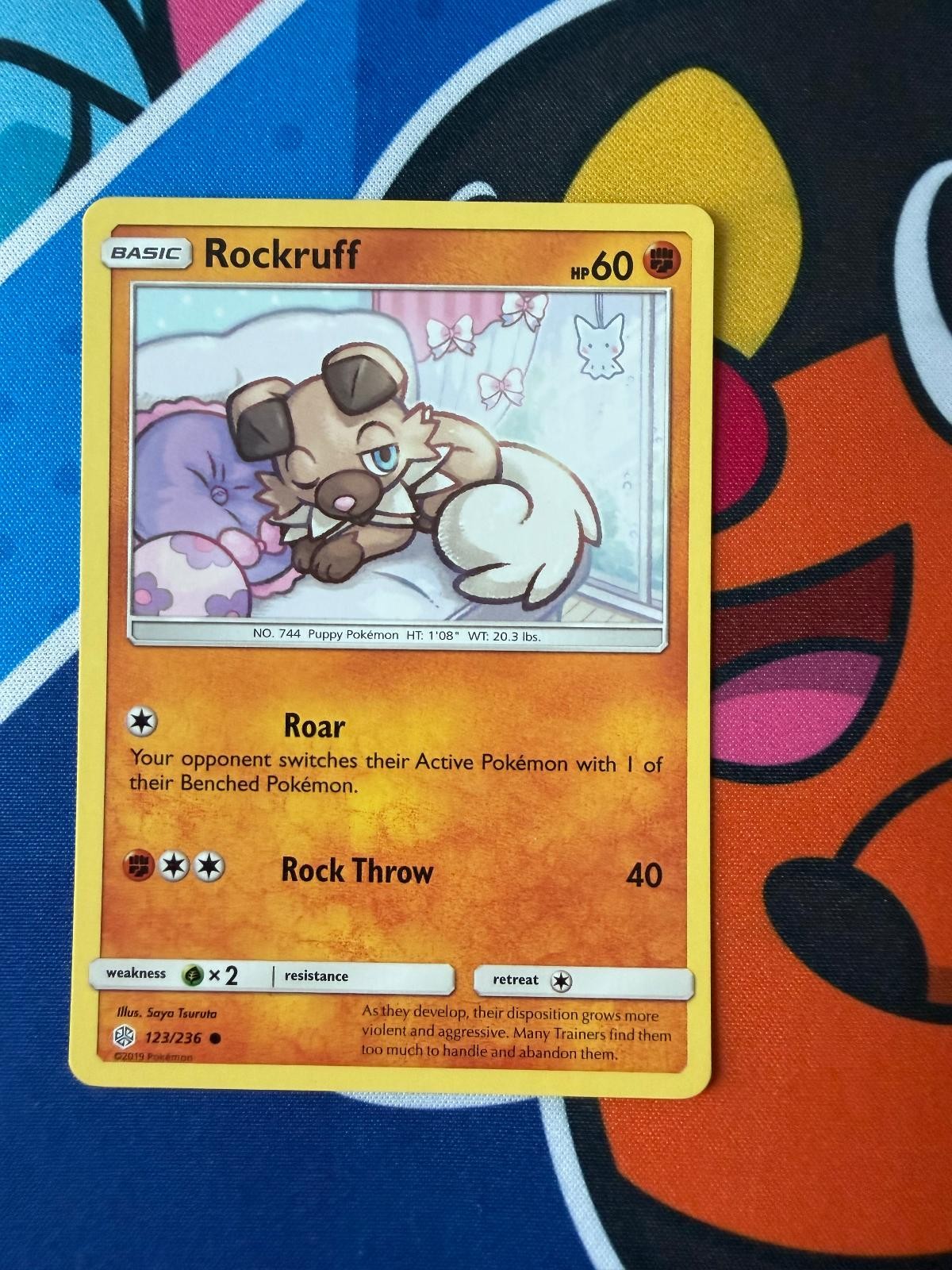 ROCKRUFF 123/236 COSMIC ECLIPSE Common Pokemon