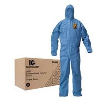 KleenGuard 58515 A20 Particle Protection Coveralls - 2XL, BL (24/CT) New