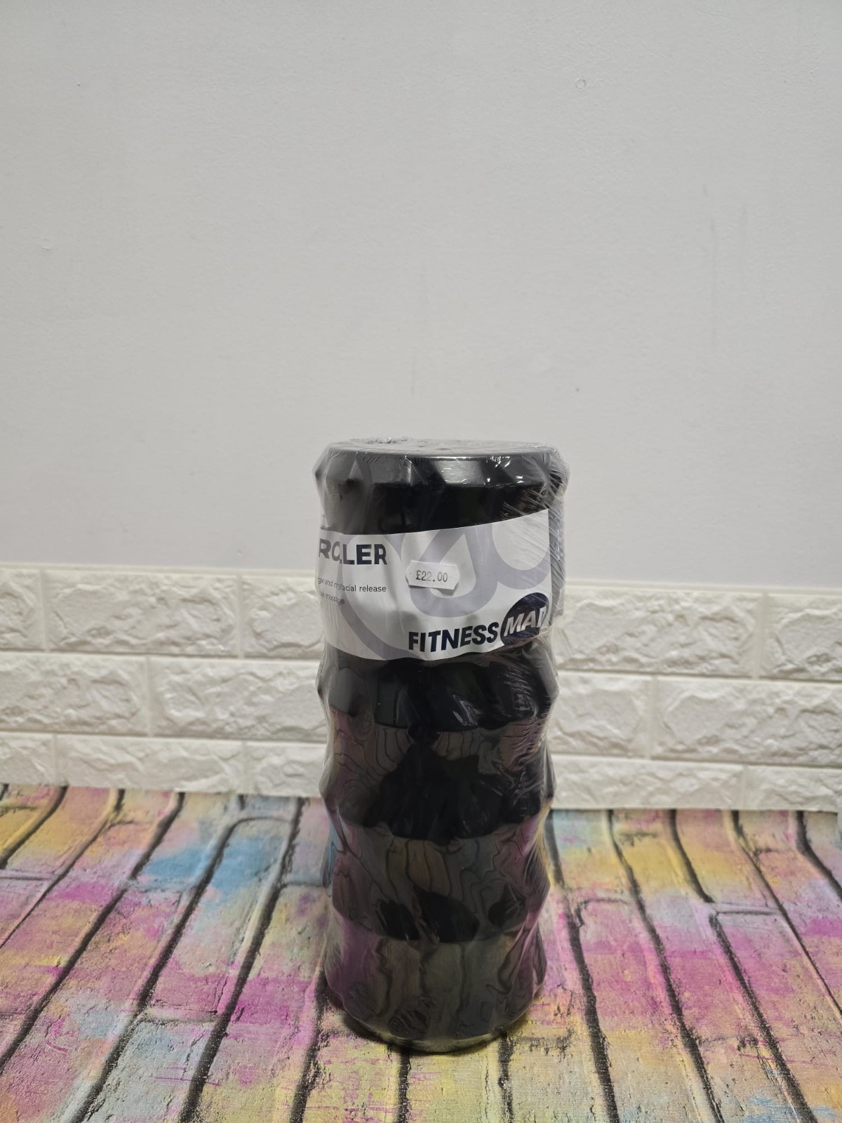 Rodillo de espuma Fitness Mad Tread PVP £ 22 negro
