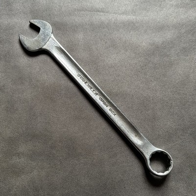 VINTAGE STAHLWILLE OPEN BOX 21MM METRIC COMBINATION SPANNER MADE IN GERMANY