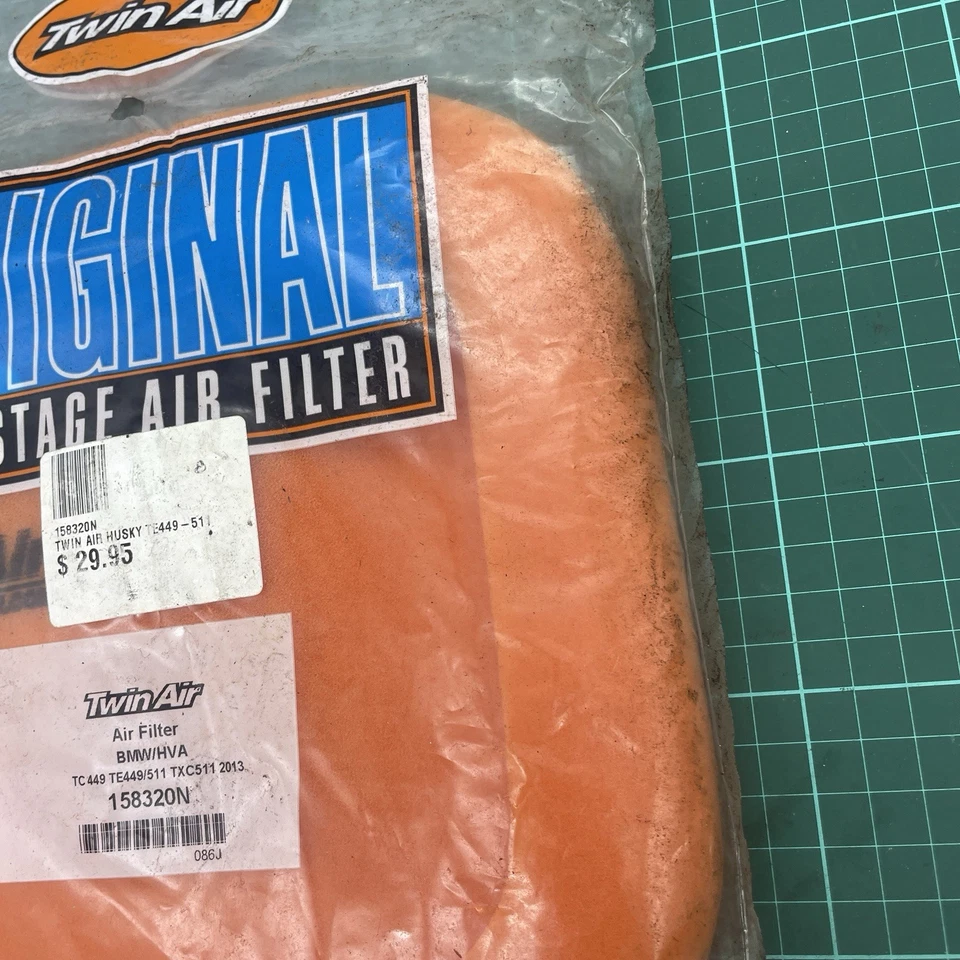 TA 158320N Twin Air Filter Cleaner Element fits BMW Husqvarna TC TE TXC NOS - Image 2 of 2