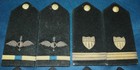 LOT OF 4 PAIRS ORIGINAL BULLION ON WOOL WW2 MISC. NAVY OFFICER SHOULDER BOARDS — photo 2