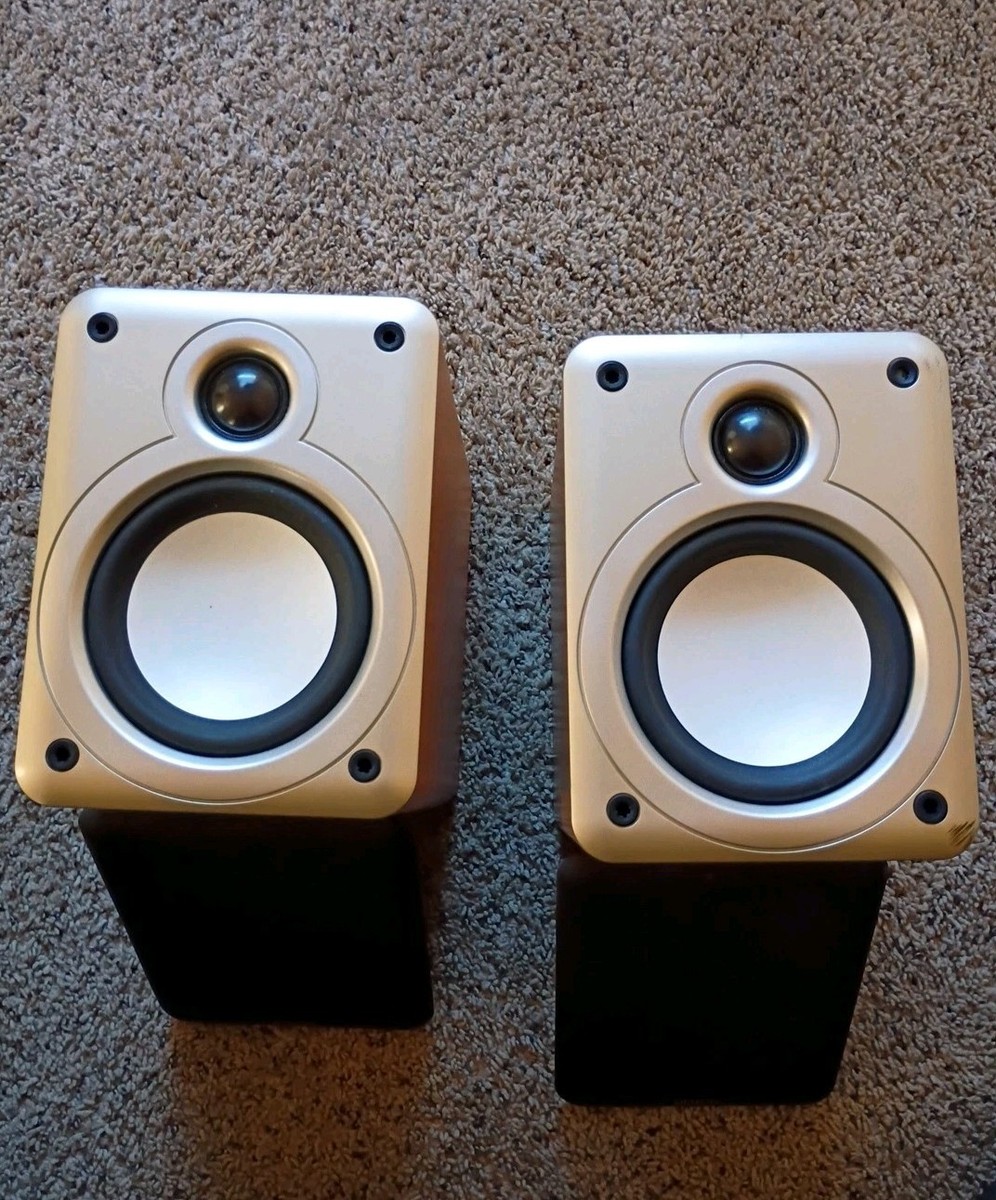 Denon SC-M53 2 Way Bookshelf Speakers! HEAVY! Soft domes! Clean