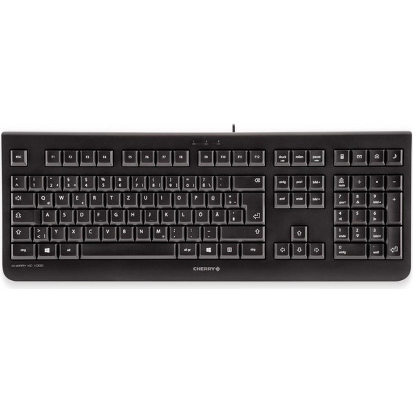 Cherry JK-0800DE-2 Cherry KC 1000 Tastatur USB Schwarz-image
