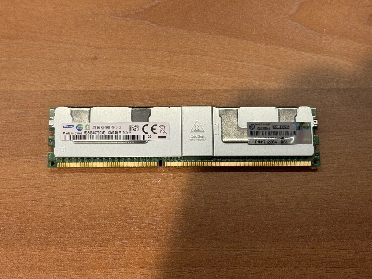 Samsung PC3-14900 (DDR3-1866) Bus Speed Server RAM 32 GB Capacity