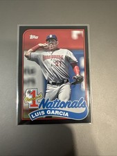 2020 Topps Prospects 1989 #P-29 Luis Garcia Washington Nationals Black /299