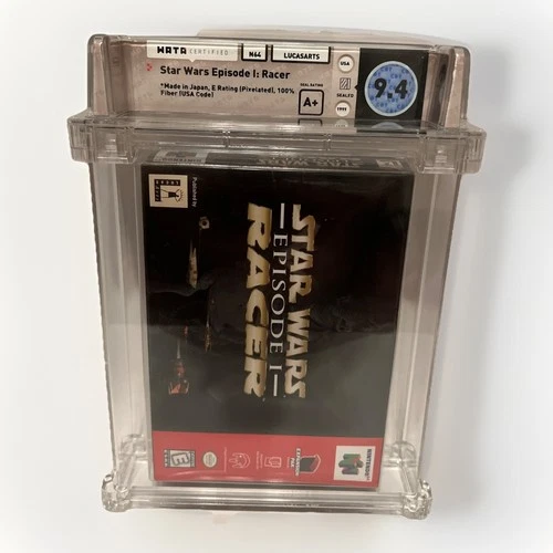 Star Wars Episode I Racer Nintendo 64 N64 Sealed New WATA 9.4 A+ Graded