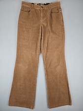 Vintage Liz Claiborne Pants Women's 4 29x30 Brown Wide Leg Corduroy Cottagecore