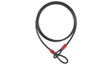 ABUS Cobra Seat Leash: 5mm x 75cm 2.5ft : Black