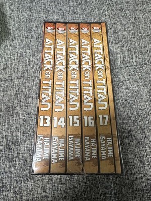 進撃の巨人 英語版 13〜17巻 BOX 未開封 Attack on Titan English version Volumes 13-17 BOX Unopened | eBay
