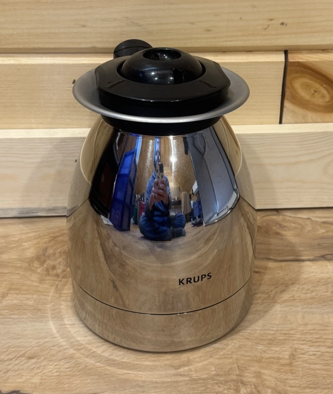 KRUPS 10-Cup Stainless Steel Carafe Aroma Control Thermal Coffee Pot w/Lid