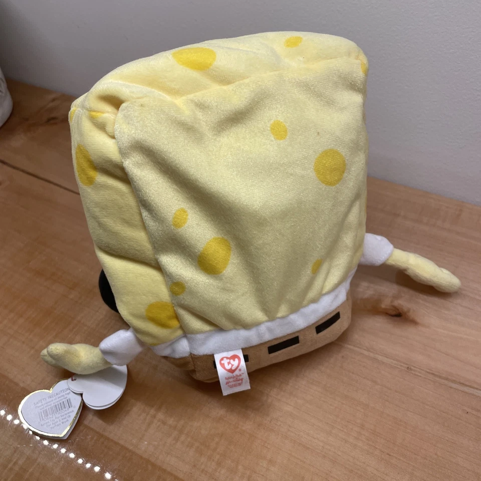 Pantalones cuadrados Bob Esponja TY Beanie Buddies 12" de alto peluche Foto 2 de 4