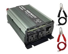 VertaMax PURE SINE WAVE 500 Watt 1000W Surge 12V Power Inverter DC to AC Power