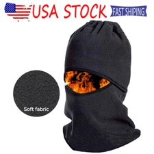 Balaclava Winter Thermal Fleece Neck Gaiter Tactical Face Mask Sport Cycling Cap