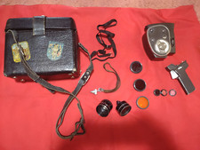 Soviet vintage ussr movie cameras Quarz 2 8S-1   case