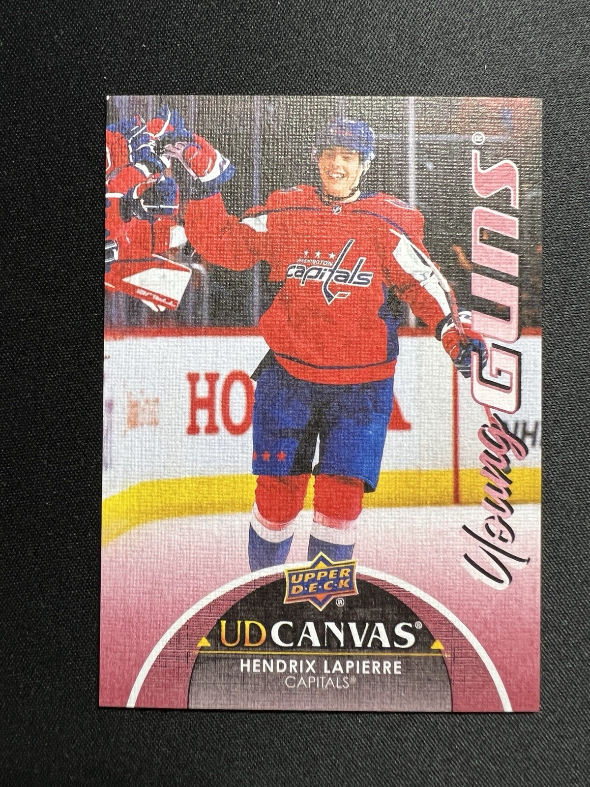 Hendrix Lapierre UD Canvas Young Guns 2021-22 Upper Deck Hockey C225 Capitals