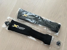 SET OF 2 CALLAWAY X-HOT HYBRID HEADCOVER HEAD COVER w/# 2 3 4 5 6 7 -w/ gold NEW