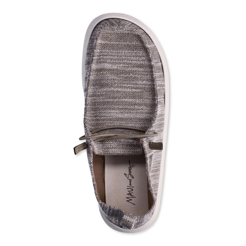 Maui and Sons Men's Slip On Beach Round Toe Flat Heel Loafers, SIze 9 - Picture 3 of 5