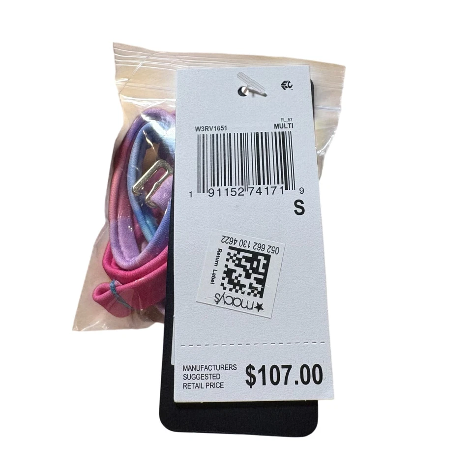 Traje de baño RACHEL Rachel Roy Ombre estampado a rayas halter de una pieza talla pequeña ¡NUEVO CON ETIQUETAS! Foto 3 de 4