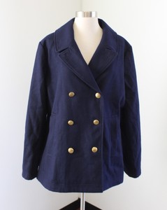 j crew factory peacoat