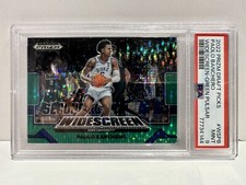 PAOLO BANCHERO 2022 PANINI PRIZM DRAFT PICKS WIDESCREEN GREEN PULSAR PRIZM /25!
