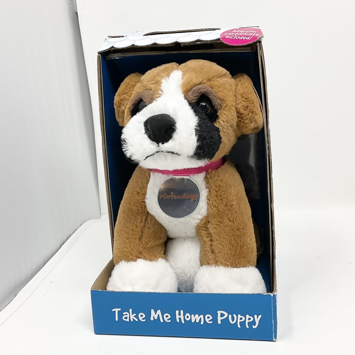 Nintendogs Boxer Plush Dog Electronic Puppy 2010 Stuffed Toy