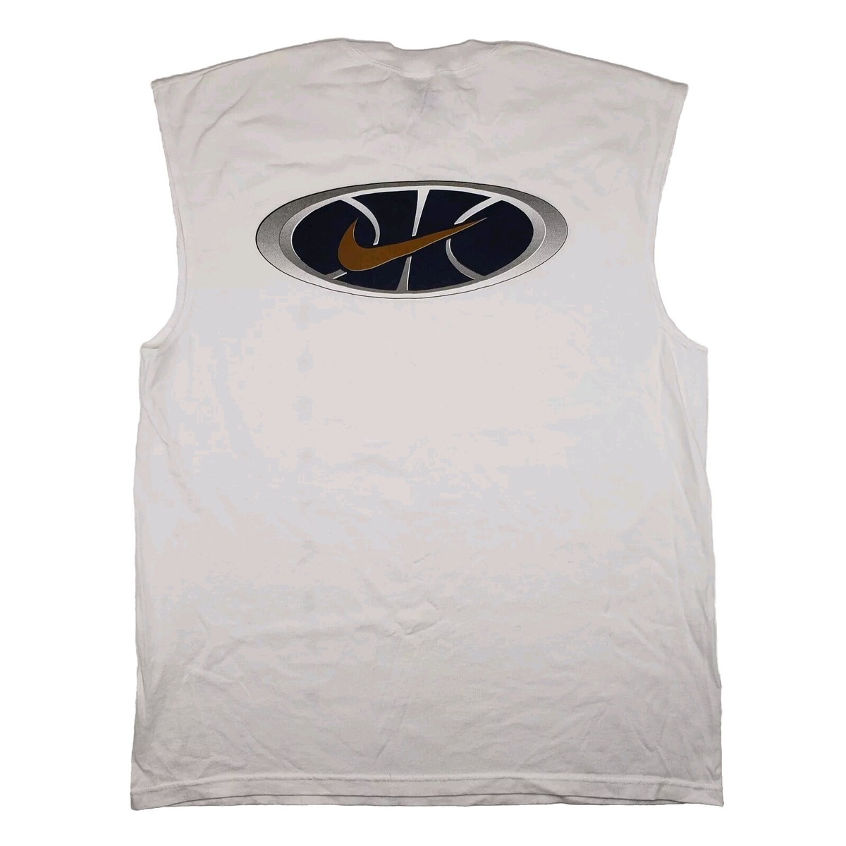Vintage 90s Nike Basketball Swoosh Sleeveless Shirt Tank Top