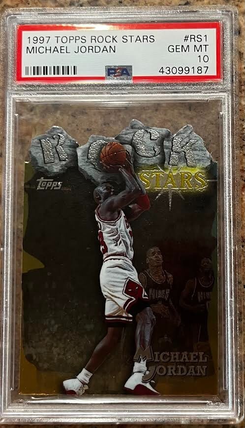 1997 TOPPS ROCK STARS MICHAEL JORDAN #RS1 PSA 10 | eBay