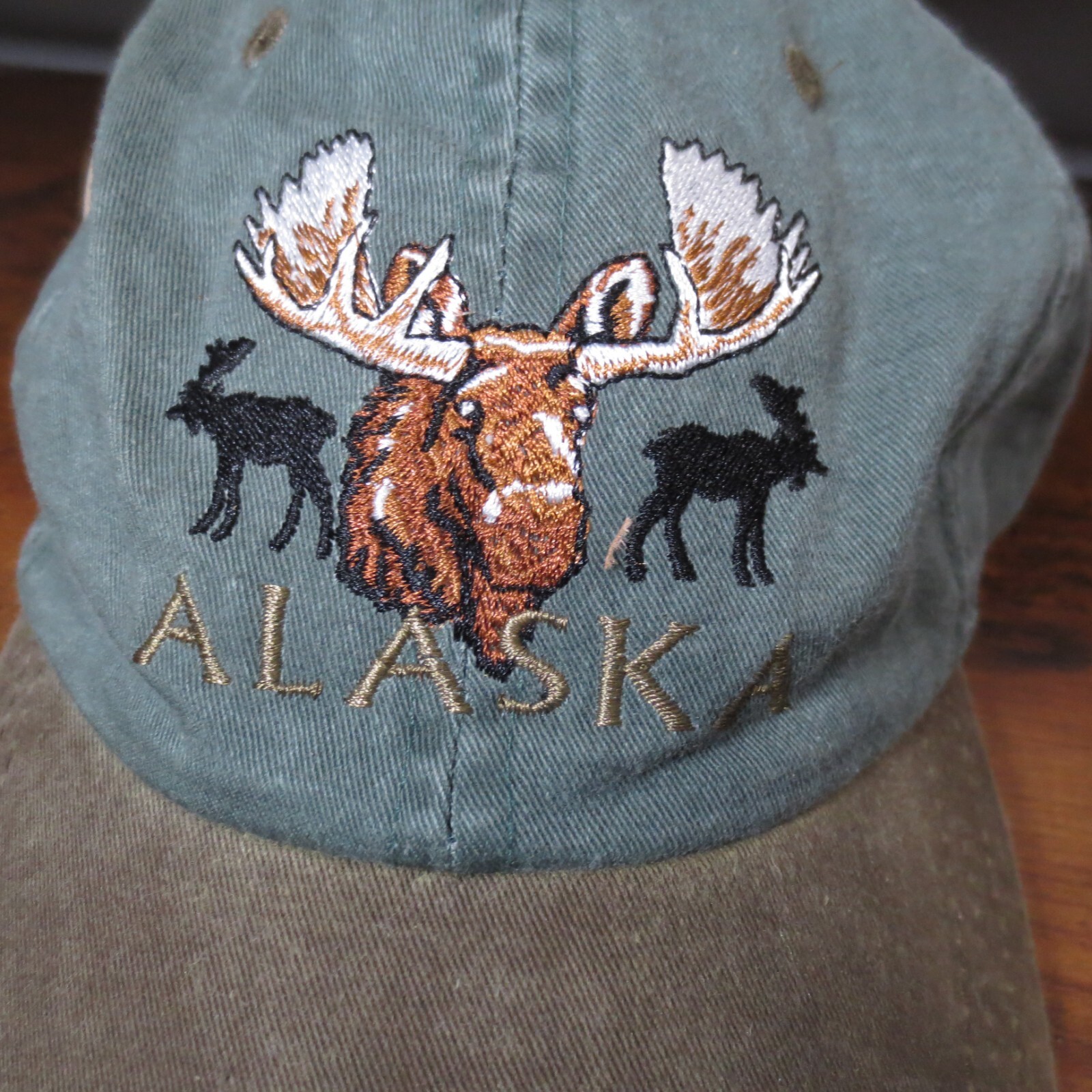 Arctic Circle Enterprises Alaska Moose Wildlife Animal Dad Hat 100% Cotton