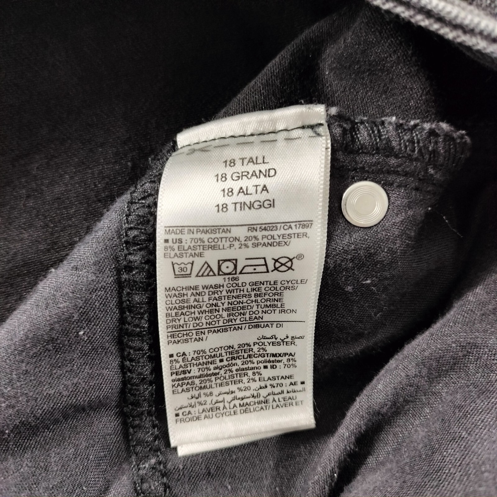 Old Navy Rockstar Super Skinny High Rise Button Fly Black Jeans Womens ...