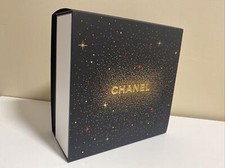 CHANEL Large Gift Box Authentic Black  White NEW  9 x 9 x 4  Special Edition