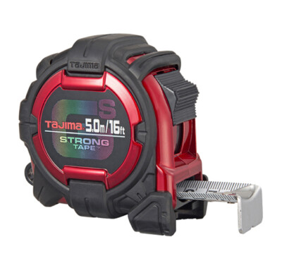 Tajima GS-16/5MBW GS Lock  Standard & Metric, 16'/5mx1''/25mm Steel Tape Measure