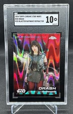 2024 Topps Chrome Star Wars #28 DRASH Red RayWave Refractor SGC 10