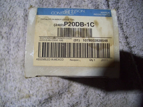 Brand New Johnson Controls P20DB-1C LIMIT CONTROL