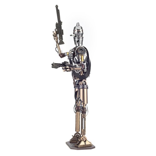 Star Wars The Mandalorian TV Series IG-11 Metal Earth Laser Cut Model Kit SEALED - Picture 4 of 7