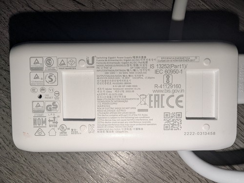 Véritable Ubiquiti GP-V480-032G Injecteur Gigabit PoE à Commutation 48V 0,32A OEM avec PC - Photo 2/2