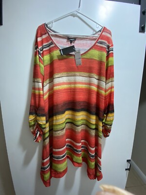PREMISE TOP 2XL Safari Queen Streamer Stripe NEW W/TAGS MSRP- $78
