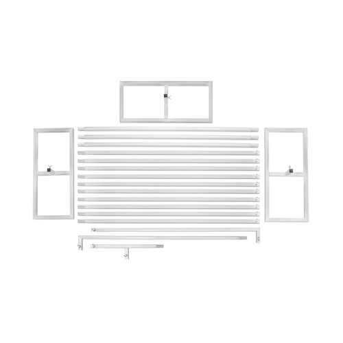 Supporto sfondo 10x20ft matrimonio sfondo supporto tubo kit tenda telaio - Foto 11 di 17