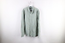 New J Crew Mens Large Slim Fit Flex Oxford Collared Button Down Shirt Plaid