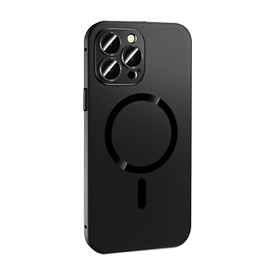 For iPhone 16 15 14 Plus Alloy Aluminum Mag Safe Magnetic Slim Hard Back Case