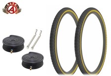 ALTA Bicycle 26" x 1.75" BLACK GUM COMP III FREESTYLE BMX TIRES BIKES 6pc SET.