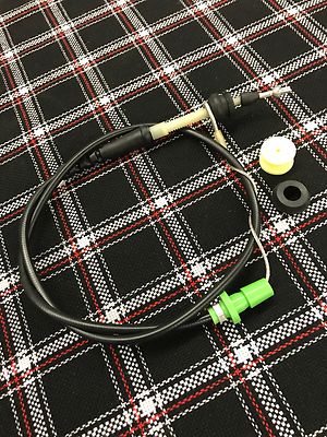 VW MK1 Rabbit Caddy Scirocco 16v throttle cable - w/ firewall grommet